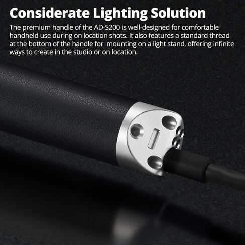 Godox Stick Flash Head AD-S200 200Ws Flash CCT 5800K ± 200K قدرات تستمر في التوسع لفلاش AD200 AD200PRO in Saudi Arabia