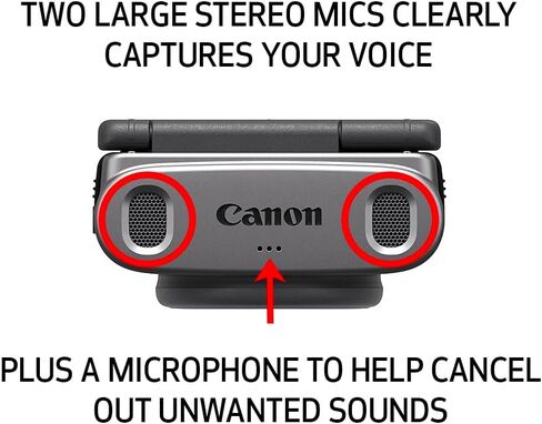 Canon PowerShot V10 Camera, Content Creator Compact Vlog Camera, Fixed 19mm Wide-Angle Lens, 4K Video, Face Detection, Built-in Microphone, Live Streaming, Vlogging, Built-in Stand, Silver | 1 20.9MP CMOS, Fixed 19mm F/2.8 Lens, 4K Up to 29.97 Fps, Stereo in Saudi Arabia