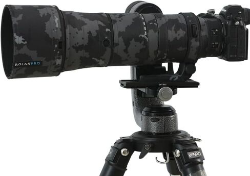 معطف مموه للعدسات المقاومة للماء من ROLANPRO لهاتف Nikon Z 180-600 مم F/5.6-6.3 VR غطاء للمطر غطاء حماية للبنادق ملابس-#UCP مقاوم للماء in Kuwait