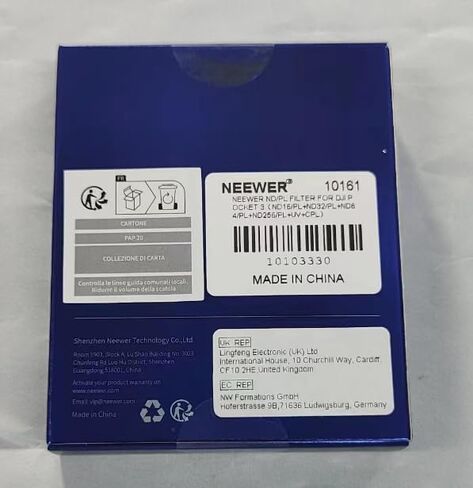 مجموعة مرشحات NEEWER المغناطيسية ND/CPL متوافقة مع DJI OSMO Pocket 3، 6 عبوات من الأشعة فوق البنفسجية CPL ND16/PL ND32/PL ND64/PL ND256/PL مرشحات مستقطبة وكثافة محايدة، زجاج بصري عالي الدقة متعدد الطبقات/إطار من الألومنيوم in Kuwait