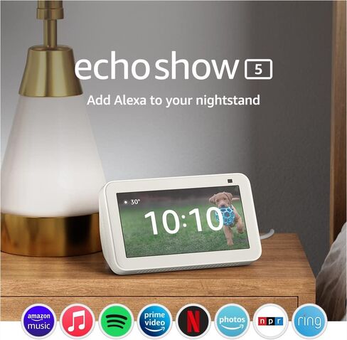 إيكو شو 5 (الجيل الثاني، إصدار 2021) | شاشة ذكية مع Alexa وكاميرا 2 ميجابكسل | أعماق البحر الأزرق in Saudi Arabia