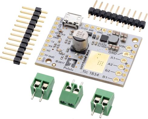 جهاز التحكم بمحرك متدرج متعدد الواجهات USB Pololu Tic T834 (الصنف 3133) in Kuwait