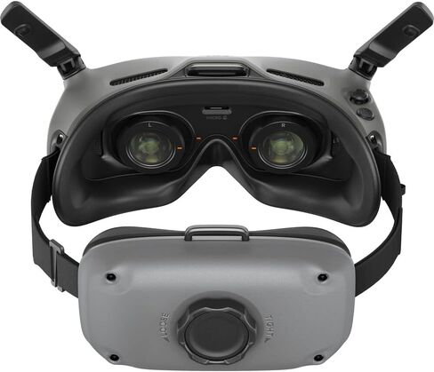 مجموعة نظارات DJI Goggles Integra خفيفة الوزن ومحمولة FPV مع بطاقة ذاكرة MicroSDXC سعة 64 جيجابايت من Lexar، ووسادة هبوط الطائرة بدون طيار Deco Gear، وحزمة حماية محسنة CPS لمدة عامين وحقيبة ظهر للصور/الفيديو in Kuwait