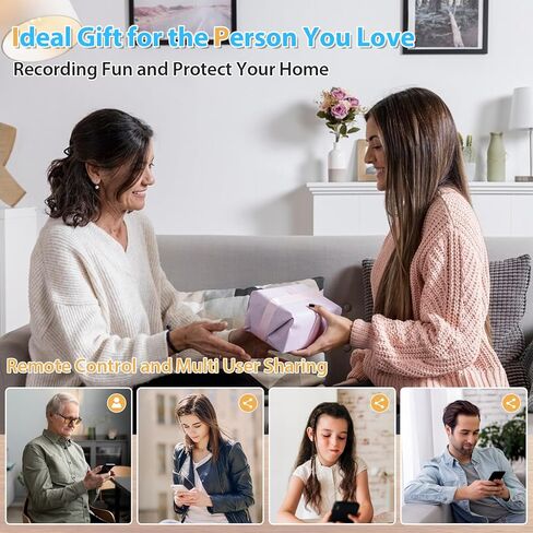 Newest 4G LTE Cellular Security Camera Outdoor System, No WiFi Solar Powered Security Camera Outside, 2K Color Night Vision for Surveillance Home, PIR Motion Detect, 2-Way Talk with SIM Card in Kuwait