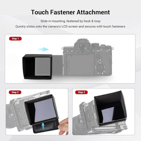سمول رينج غطاء واقي من الشمس لسوني الفا 7 IV / A7S III / A7C / A7CR / A7C II/ZV-E1 / ZV-E10 / ZV-1F / ZV-1 II/ZV-1 / ZV-1 / FX3 - 3206 in Saudi Arabia