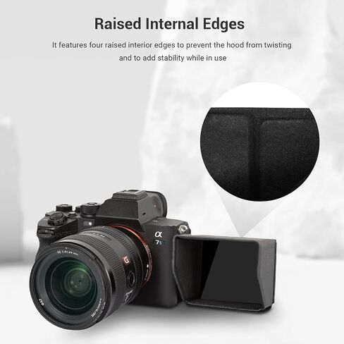 سمول رينج غطاء واقي من الشمس لسوني الفا 7 IV / A7S III / A7C / A7CR / A7C II/ZV-E1 / ZV-E10 / ZV-1F / ZV-1 II/ZV-1 / ZV-1 / FX3 - 3206 in Saudi Arabia