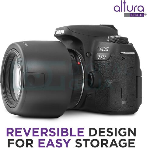 (استبدال Canon ET-65III) غطاء عدسة صورة Altura لعدسات Canon EF 85mm f/1.8 USM, EF 100mm f/2.0 USM, EF 135mm f/2.8 SF, EF 100-300mm f/4.5-5.6 USM in Kuwait