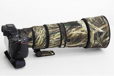 غطاء عدسة ROLANPRO مع غطاء علوي صلب يضمن الحماية المثالية لكاميرا Nikon Z 600mm F6.3 VR S -#9 Grass مقاوم للماء in Saudi Arabia