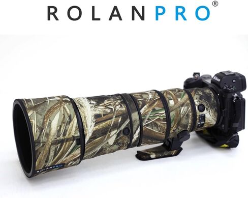 غطاء عدسة ROLANPRO مع غطاء علوي صلب يضمن الحماية المثالية لكاميرا Nikon Z 600mm F6.3 VR S -#9 Grass مقاوم للماء in Saudi Arabia
