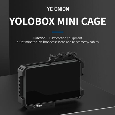 قفص بصل YC متوافق مع YoloBox Mini - مصنوع من سبائك الألومنيوم، خفيف الوزن/سهل التركيب in Kuwait