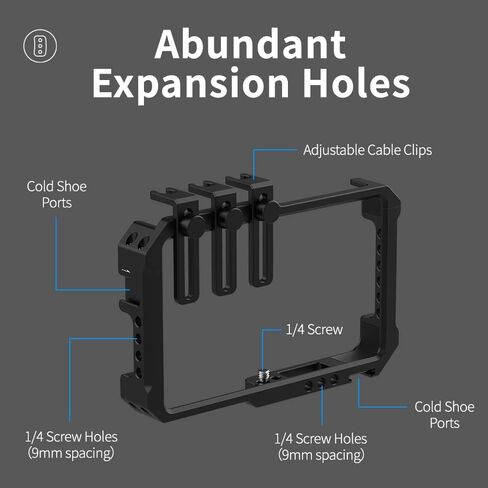 قفص بصل YC متوافق مع YoloBox Mini - مصنوع من سبائك الألومنيوم، خفيف الوزن/سهل التركيب in Kuwait