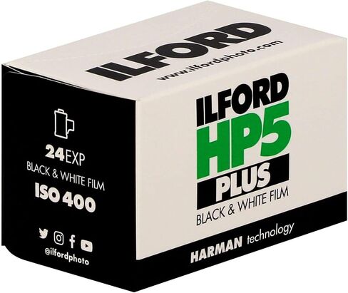 Ilford HP5 Plus، فيلم طباعة أسود وأبيض، 135 (35 مم)، ISO 400، 24 Exposors (1700646) in Saudi Arabia