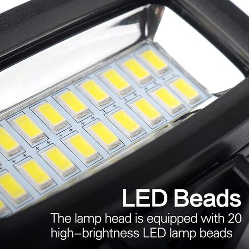 كانمييلوكس مصباح فيديو LED تحت الماء للغوص 40 متر/130 قدم 700 لومن 5500 كلفن 20 قطعة من مصابيح LED لكاميرا جوبرو والكاميرا لمدونات الفيديو والسفر والغوص والغوص وركوب الامواج والرياضة in Kuwait