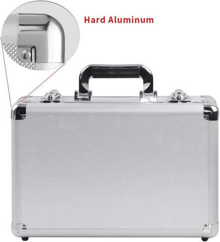 15in Aluminum Hard Case with DIY Customizable Foam Insert (14 x 9 x 4in Interior) in Saudi Arabia