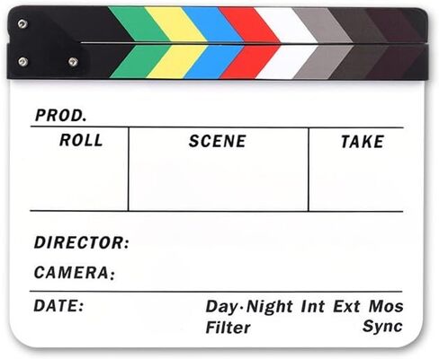 ا فايث® لوح تصوير احترافي للتصوير الفوتوغرافي والفيديو من الاكريليك قابل للمسح الجاف (9.88 × 11.8 انش) مع عصي ملونة SA009 in Kuwait