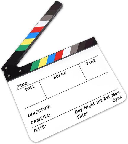 ا فايث® لوح تصوير احترافي للتصوير الفوتوغرافي والفيديو من الاكريليك قابل للمسح الجاف (9.88 × 11.8 انش) مع عصي ملونة SA009 in Kuwait