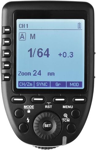 Godox XPro-S TTL Wireless Flash Trigger for Sony Camera, 2.4G Wirless Flash Transmitter HSS 1/8000s, TTL-Convert-Manual Function, 11 Customizable Functions, Big LCD Screen, 16 Groups and 32 Channels in Kuwait