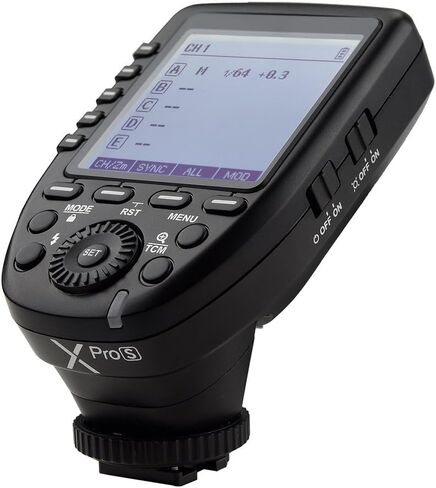 Godox XPro-S TTL Wireless Flash Trigger for Sony Camera, 2.4G Wirless Flash Transmitter HSS 1/8000s, TTL-Convert-Manual Function, 11 Customizable Functions, Big LCD Screen, 16 Groups and 32 Channels in Kuwait