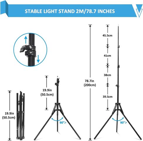 ويسامك مجموعة اضاءة حلقية 18 انش مع حامل وحامل جوال ثنائي اللون قابل للتعتيم 2800-6000 كلفن مع حامل ثلاثي القوائم وجهاز تحكم عن بعد للكاميرا والمكياج والسيلفي ويوتيوب والفيديو والتصوير الفوتوغرافي in Kuwait