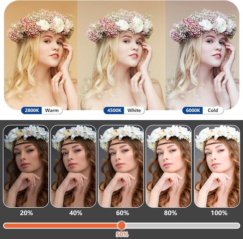 ويسامك مجموعة اضاءة حلقية 18 انش مع حامل وحامل جوال ثنائي اللون قابل للتعتيم 2800-6000 كلفن مع حامل ثلاثي القوائم وجهاز تحكم عن بعد للكاميرا والمكياج والسيلفي ويوتيوب والفيديو والتصوير الفوتوغرافي in Kuwait