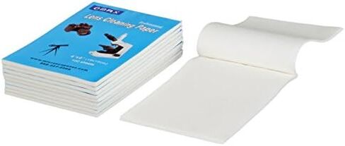 OMAX 5XA99CPB100 Microscope and Camera Optical Lens Cleaning Paper - 500 | USB 2.0 Connectivity 500 Sheets Included Optical Grade Cleaning Paper For Microscope & Camera Lenses in Saudi Arabia