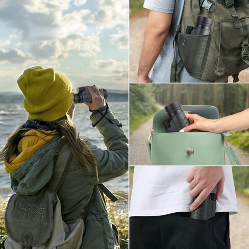 تلسكوب أحادي العين للبالغين عالي الطاقة، أحادي النجوم لمحول الهاتف الذكي مع حامل ثلاثي القوائم، منظار أحادي محمول عالي الدقة 12 × 42 لمشاهدة الطيور والسفر والتخييم والمشي لمسافات طويلة in Kuwait