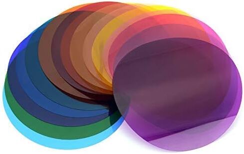 غودوكس مجموعة فلاتر الوان V-11C فلاتر جل ملونة 15 2 لكاميرا غودوكس V1 Series ومضات برأس دائري in Kuwait