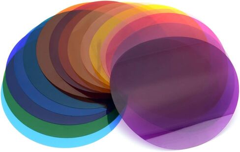 غودوكس مجموعة فلاتر الوان V-11C فلاتر جل ملونة 15 2 لكاميرا غودوكس V1 Series ومضات برأس دائري in Kuwait