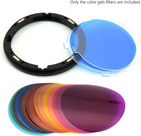 غودوكس مجموعة فلاتر الوان V-11C فلاتر جل ملونة 15 2 لكاميرا غودوكس V1 Series ومضات برأس دائري in Kuwait