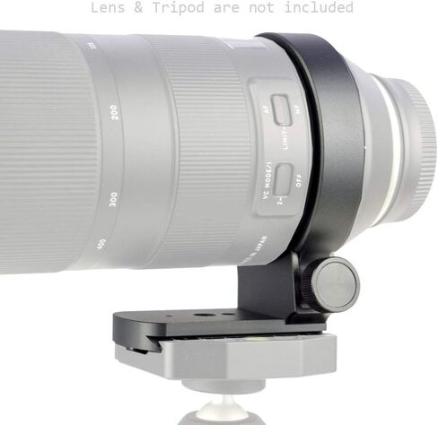 حلقة تثبيت ثلاثية الأبعاد من Elefront لـ Tamron 100-400 مم F/4.5-6.3 دي VC (US) (موديل A035) مع لوحة تحكم سريعة من نوع Arca مدمجة in Kuwait