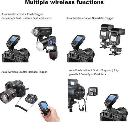 Godox XPro-S TTL 2.4G High-Speed Sync Wireless Flash Trigger Transmitter Compatible for Sony Cameras, 1/8000s,11 Customizable Functions,16 Groups and 32 Channels,2.4G Wireless X System in Saudi Arabia