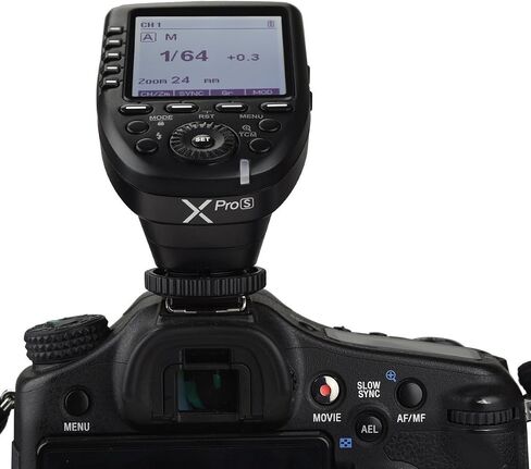 Godox XPro-S TTL 2.4G High-Speed Sync Wireless Flash Trigger Transmitter Compatible for Sony Cameras, 1/8000s,11 Customizable Functions,16 Groups and 32 Channels,2.4G Wireless X System in Saudi Arabia