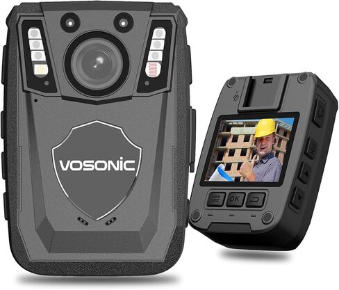 كاميرا الجسم QUNVAL 1080P HD للشرطة، كاميرا الجسم بذاكرة 64 جيجا، كاميرات الجسم مع رؤية صوتية وليلية، كاميرا الجسم مع تسجيل صوتي يمكن ارتداؤها، كاميرا جسم مقاومة للماء لإنفاذ القانون in Kuwait