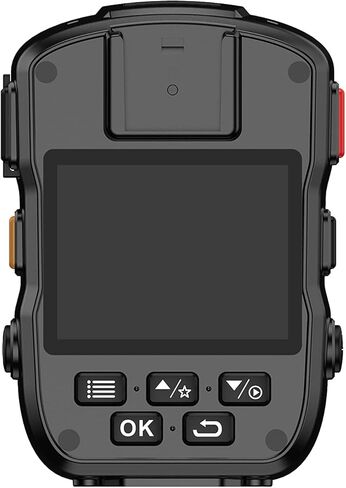 1296P UHD Body Camera with Audio (Build-in 64GB), 2 Inch Display, Night Vision, Waterproof, Shockproof, Body Worn Camera with Compact Design in Kuwait