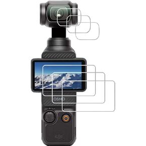 debous Screen Protector for DJI Osmo Pocket 3,Lcd Lens Anti-scratch Tempered Glass Hard Protective Film Cover (3+3pcs) in Kuwait