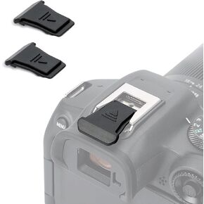 JJC 2Pack Hot Shoe Cover Cap Protector for Canon EOS R50 R10 R8 R7 R6 Mark II R5C R3 Camera, Replaces Canon ER-SC2 Hot Shoe Cover