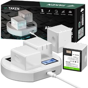 Taken Batteries for Arlo Pro and Arlo Pro 2 Surveillance Camera, 4-Pack 7.2V 2440mAh Relacement Batteries with LCD Battery Charger Station（NOT Compatible with Arlo Ultra 2, Arlo Pro 3） in Kuwait