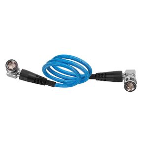KONDOR Blue 22" 12G SDI Shielded Right Angle Slim Flexible Video Cable for 4K 60p Cameras, Monitors, and Transmitters | Compatible with RED Komodo, V-Raptor, URSA 12K and More in Saudi Arabia
