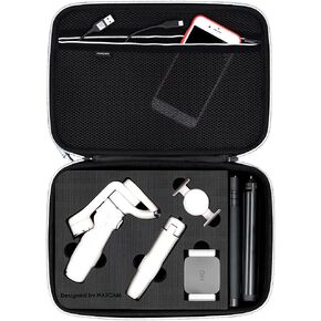 MAXCAM Carrying Case for DJI OM 5 + Magnetic Phone Clamp 2 + Grip Tripod in Kuwait