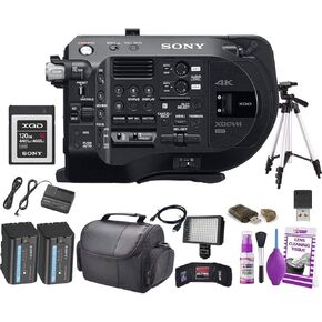 Sony PXW-FS7M2 XDCAM Super 35 Camera System () W/ 120GB Memory Card, Bag, Tripod, Led Light,Mic and More (Renewed) in Saudi Arabia