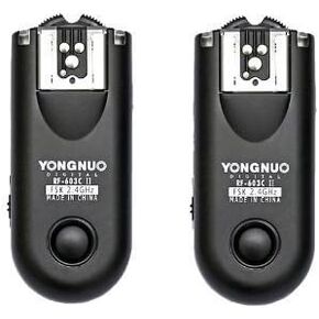 Yongnuo تحديث RF-603 II C1 مشغل وميض / جهاز استقبال لاسلكي لإطلاق الغالق لـCanon Rebel 300D/350D/400D/450D/50D/550D/1000D in Saudi Arabia