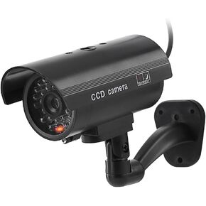 LIULDASHUN Solar Fake Security Camera, Dummy CCTV Security Camera with Blinking Led, Solar Powered and Weatherproof, Imitation Surveillance System with Red Flashing Light in Kuwait