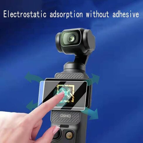 debous Screen Protector for DJI Osmo Pocket 3,Lcd Lens Anti-scratch Tempered Glass Hard Protective Film Cover (3+3pcs) in Kuwait