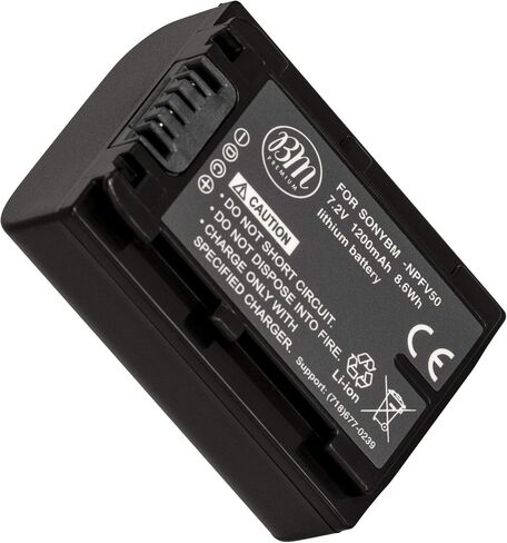 BM Premium NP-FV50 Battery for Sony DCR-SX45 DCR-SX65 DCR-SX83 DCR-SX85 HDR-CX105 HDR-CX110 HDR-CX115 HDR-CX130 HDR-CX150 HDR-CX155 HDR-CX160 HDR-CX300 HDR-CX305 HDR-CX350V HDR-CX360 HDR-CX520V HDR-CX550V HDR-CX560 HDR-CX700 HDR-PJ10 HDR-PJ30 HDR-PJ50 HDR in Saudi Arabia