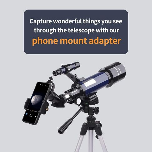 تلسكوب لعلم الفلك، تلسكوب انكسار بصري زجاجي اف ام سي برو 400/70 in Kuwait