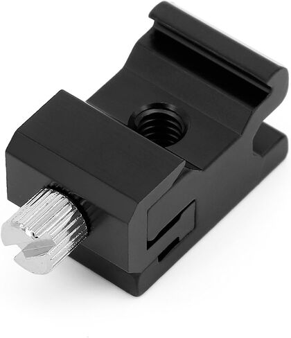 Camera Hot Shoe Mount to 1/4"-20 Tripod Screw Adapter,Flash Shoe Mount for DSLR Camera Rig (Pack of 4) in Saudi Arabia