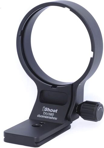 iShoot Tripod Mount Ring, CNC Metal Lens Collar Support for Tamron SP 150-600mm f/5-6.3 Di VC USD G2 Lens A022, Built-in Arca Type 70mm Quick Release Plate for Arca-Swiss Fit Tripod Head in Saudi Arabia