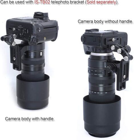 iShoot Tripod Mount Ring, CNC Metal Lens Collar Support for Tamron SP 150-600mm f/5-6.3 Di VC USD G2 Lens A022, Built-in Arca Type 70mm Quick Release Plate for Arca-Swiss Fit Tripod Head in Saudi Arabia