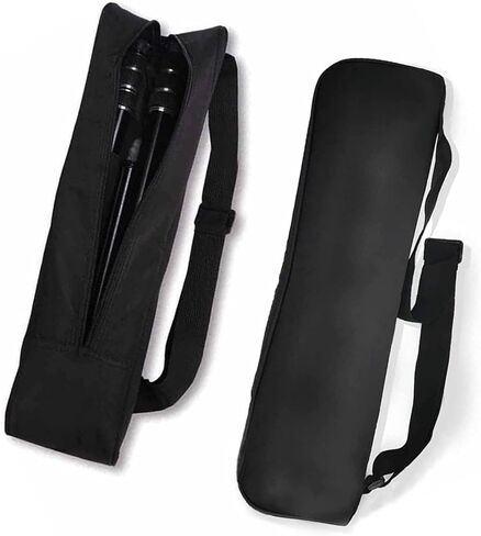 شنطة حمل ثلاثية القوائم من اتش اف اي ان جي اف، شنطة مبطنة للحامل ثلاثي القوائم مع حزام لحوامل الاضاءة وحامل بوم وحامل ثلاثي، اسود، 19.6×4.7×4.7 انش/50×12×12 سم, أسود, حقيبة in Kuwait