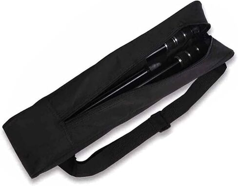 شنطة حمل ثلاثية القوائم من اتش اف اي ان جي اف، شنطة مبطنة للحامل ثلاثي القوائم مع حزام لحوامل الاضاءة وحامل بوم وحامل ثلاثي، اسود، 19.6×4.7×4.7 انش/50×12×12 سم, أسود, حقيبة in Kuwait